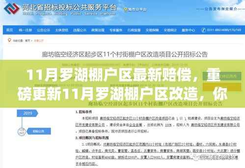 重磅更新!罗湖棚户区改造赔偿方案大变化,最新赔偿标准出炉