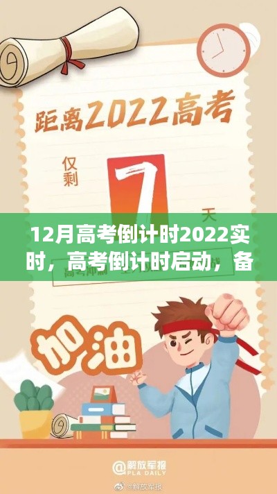 备战2022年12月高考,倒计时启动,冲刺号角吹响!