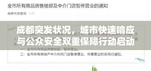 成都突发状况,城市快速响应与公众安全双重保障行动启动