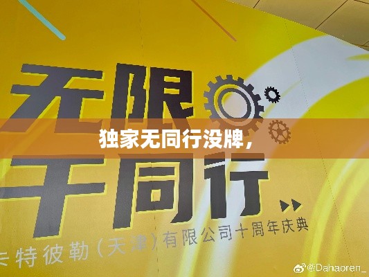 独家无同行没牌,