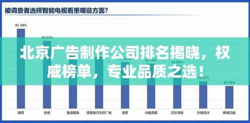 北京广告制作公司排名揭晓,权威榜单,专业品质之选!