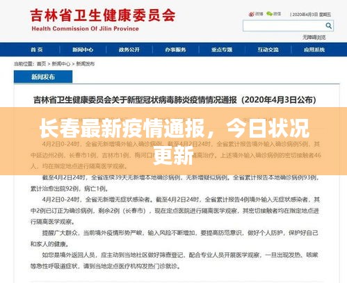 长春最新疫情通报,今日状况更新